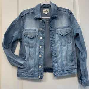 Jordache Vintage Light Blue Denim Jacket 99% Cotton Small
